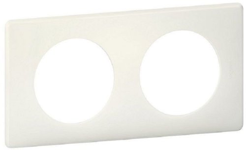 Рамка универсальная Legrand Celiane 2-м. белая перкаль картинка